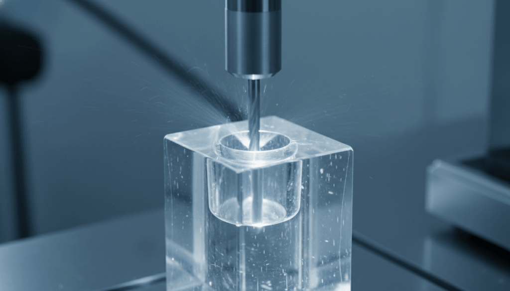 Drilling the Internal Perfume Cavity