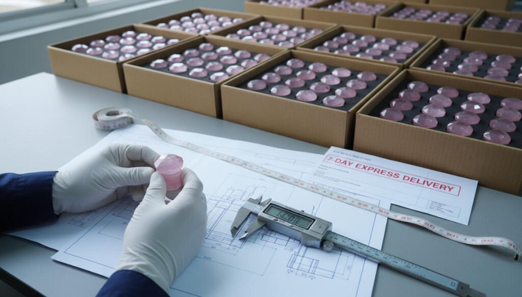 Crystal Perfume Cap Wholesale from Inquiry to Delivery