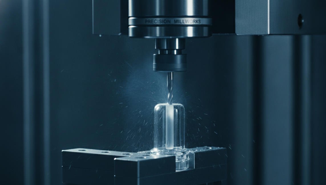 Reduces Crystal perfume lid Wall Thickness