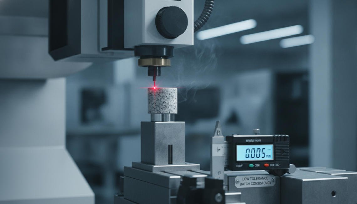 cnc crystal perfume cap production