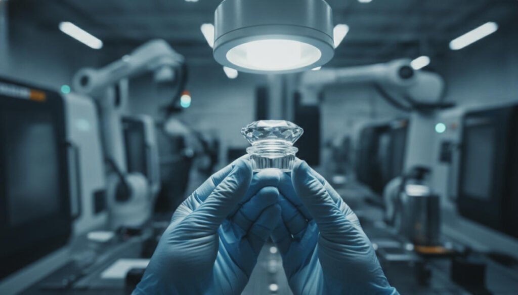crystal perfume cap manufacturer production