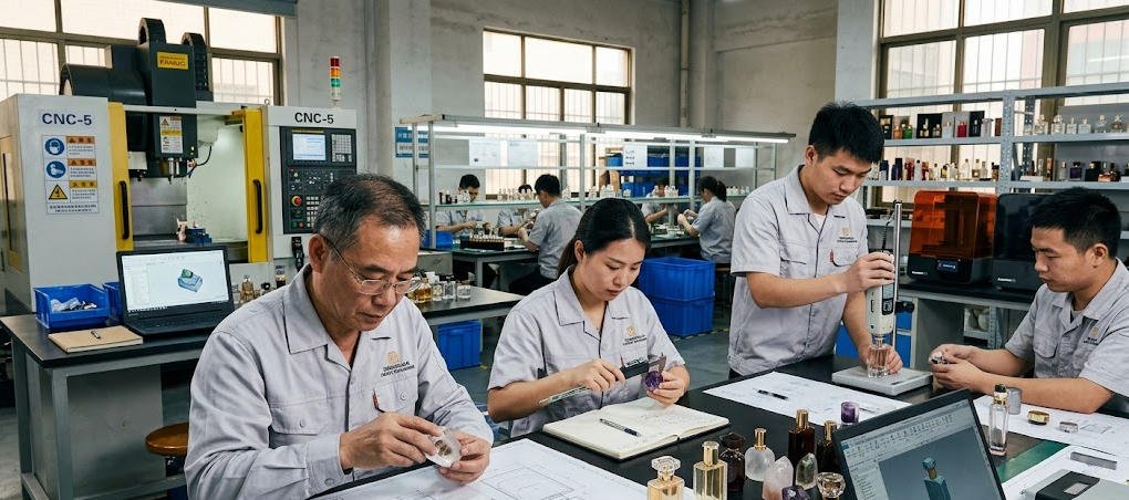 Refillable Perfume cap production risks