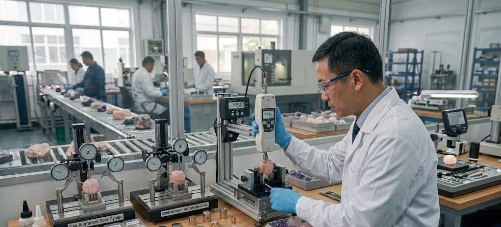 crystal perfume lid production Technical Risk