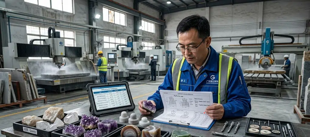Hardness check for different materials