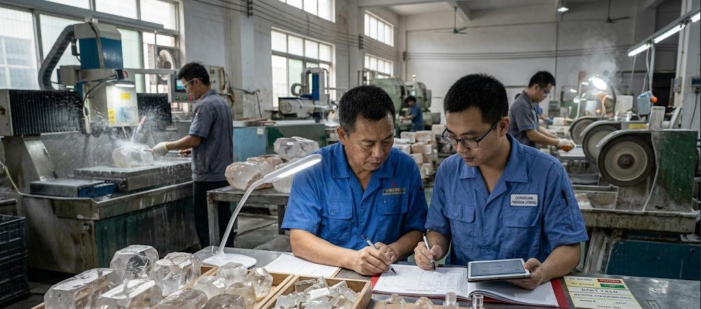 Real Cost for crystal perfume cap production