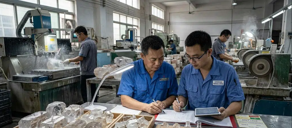 Real Cost for crystal perfume cap production