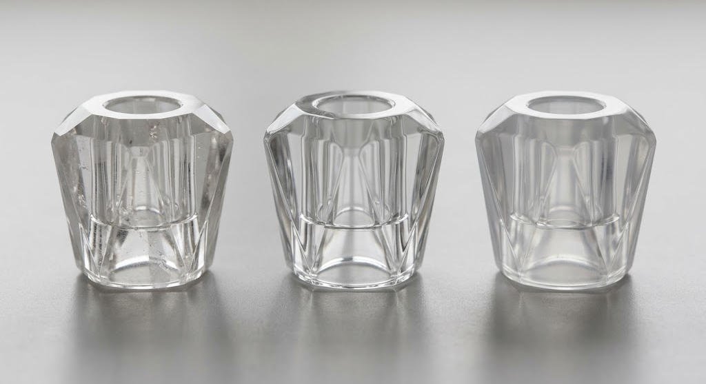 design freedom between crystal glass or other