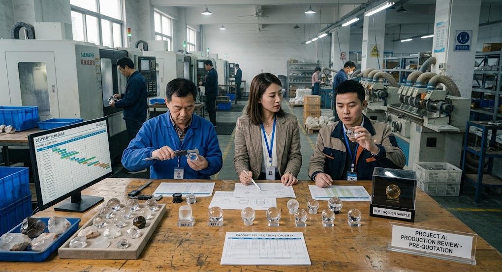 Lead Time Assessment for Crystal Perfume Bottle Caps
