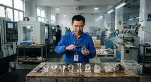 crystal perfume cap manufacture production area