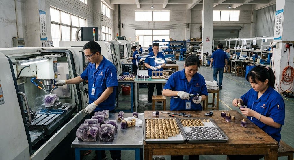 crystal perfume cap production line